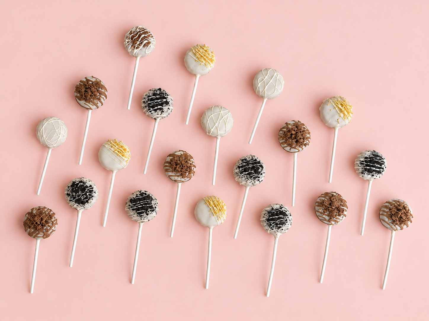 A variety of handmade cakepops by Kakepops by Kashvi